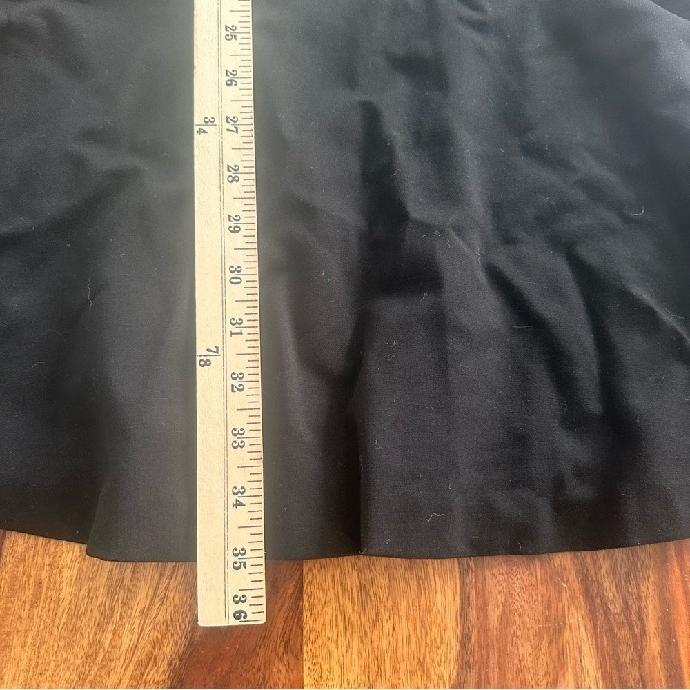 Rebecca Taylor Black Lace Inset Fit & Flare Mini Dress‎ Sleeveless Size 4 - Picture 10 of 11